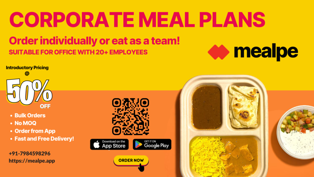 MealPe - India’s #1 Packed Meal Solution for Staff and Employees Teams Across All Major Cities