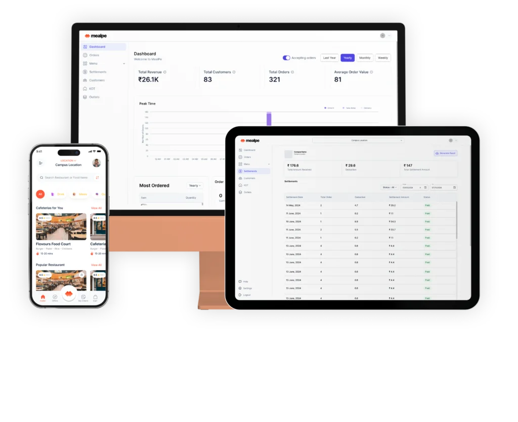 MealPe - India's Best Digital Canteen: Contactless Cafeteria Management Software